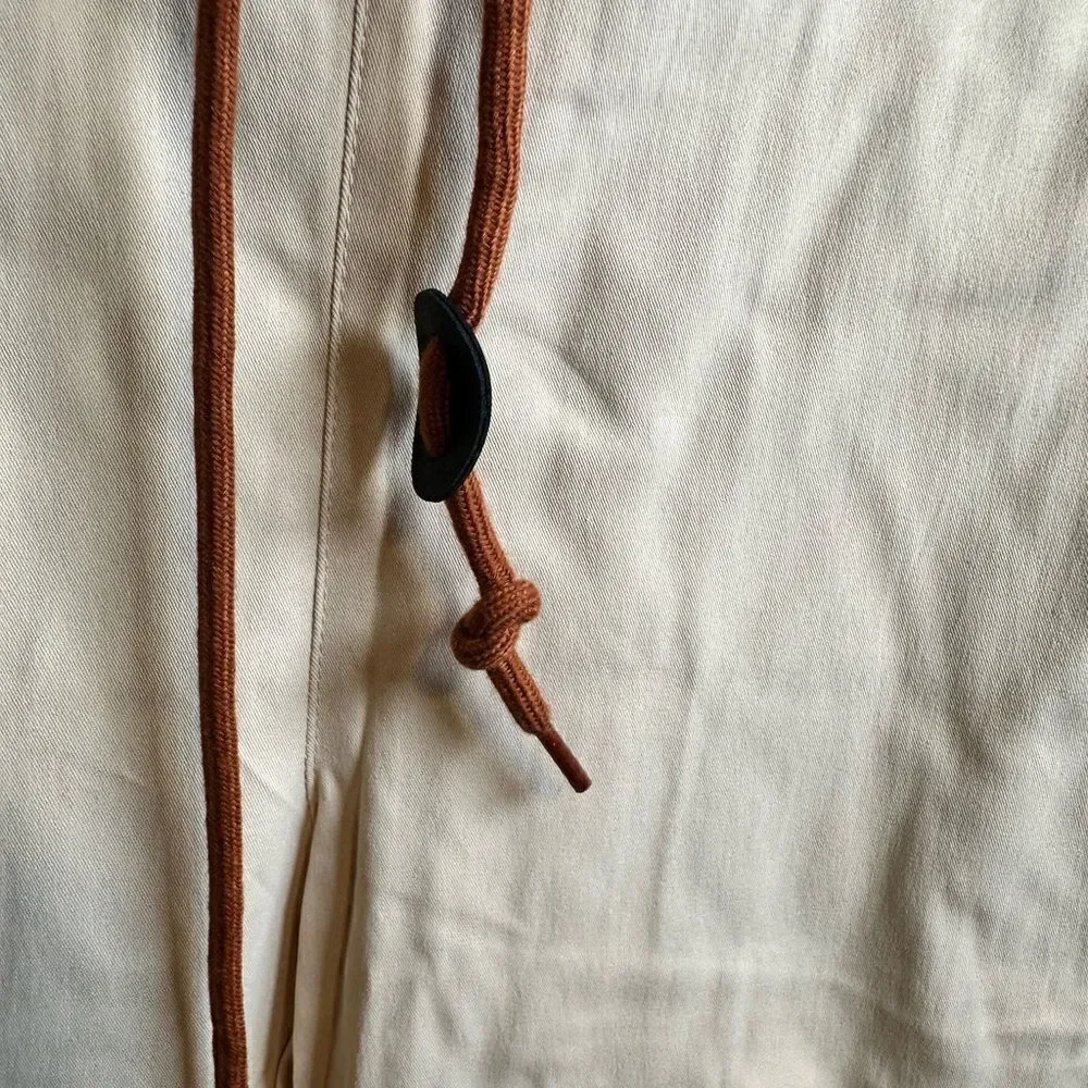 NWT The Hideout Co Men’s Snakes & Shapes Tan/Brown Cargo Jogger Pants - Size M